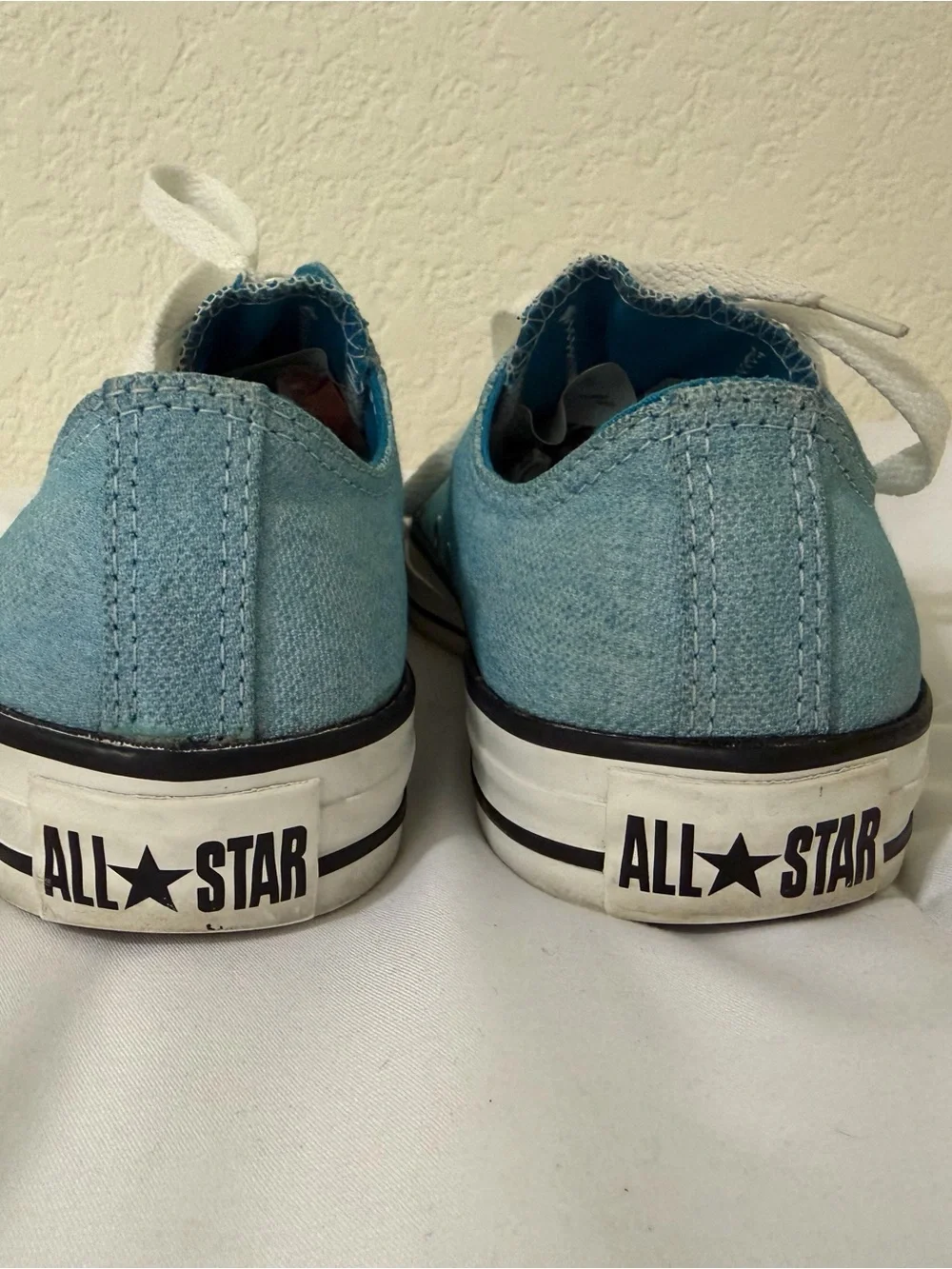 Converse Chuck Taylor All-Star Low Top Sneakers in Light Blue - Picture 7 of 8